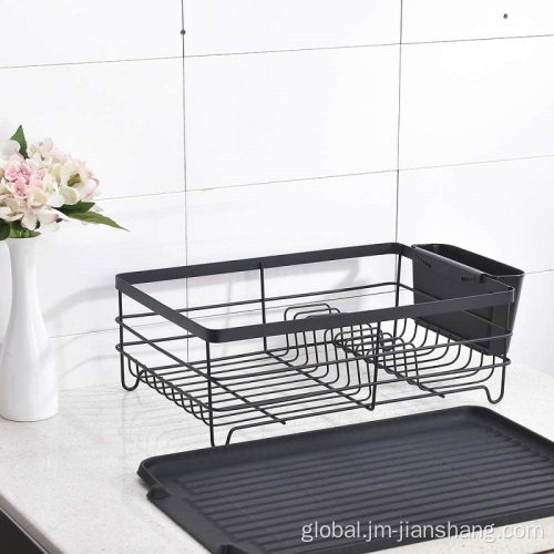 Standing Metal Dish Rack 1 Tier Metal Wire Dish Rack Supplier